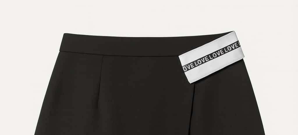 Completo nero giacca cropped e gonna corta - immagine 7