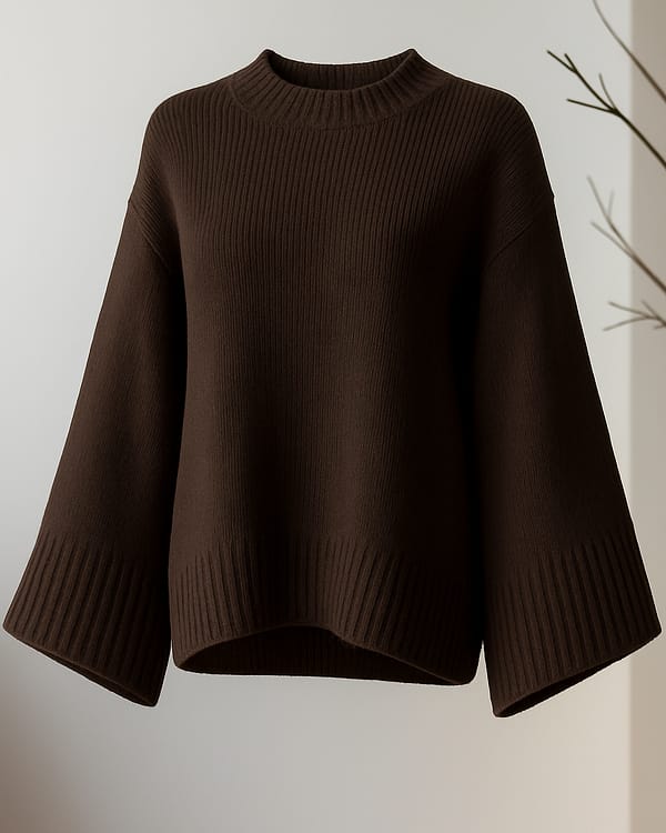 Maglione oversize a maniche larghe