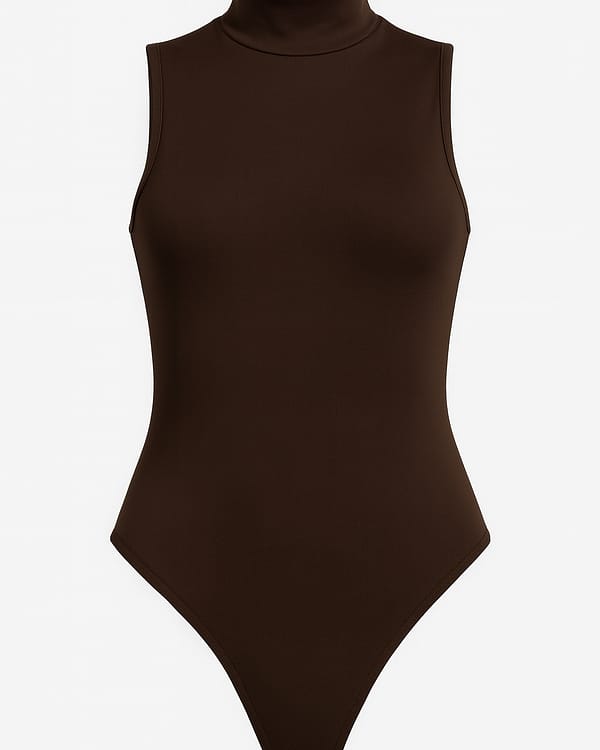 Body Donna Senza Maniche – Collo Alto, Taglio Pulito